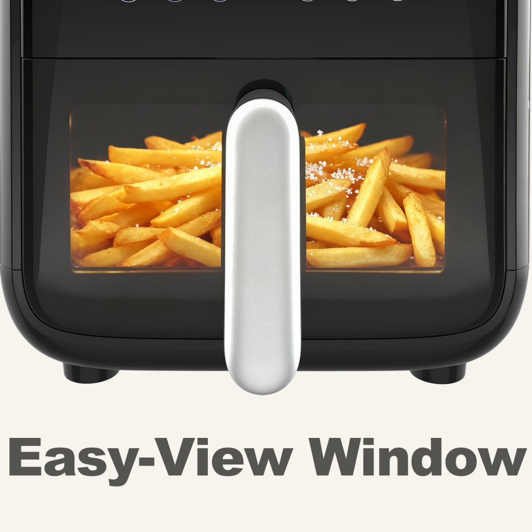 Air Fryer 7.5QT, Digital Touch Screen, Visible Window